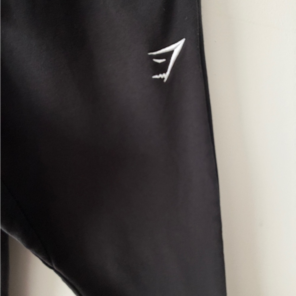Gymshark EUC Black Tapered Joggers Athletic Fleece Sweatpants Men’s M Gym Fit - Picture 6 of 16